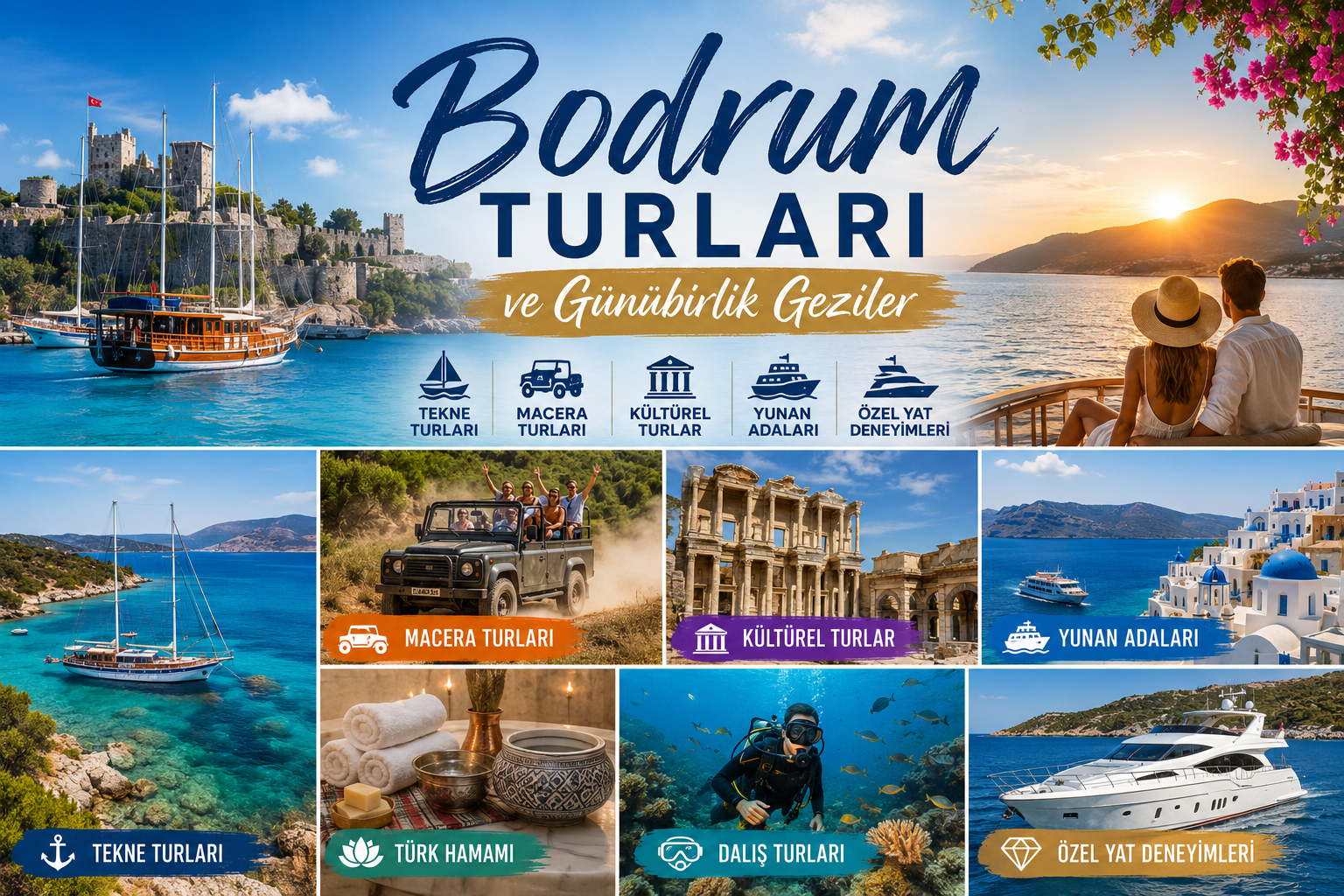 Jednodniowe wycieczki i przewodnik turystyczny po Bodrum
